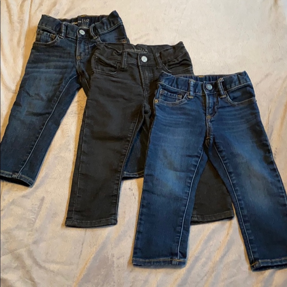 Gap slim jeans bundle 2T